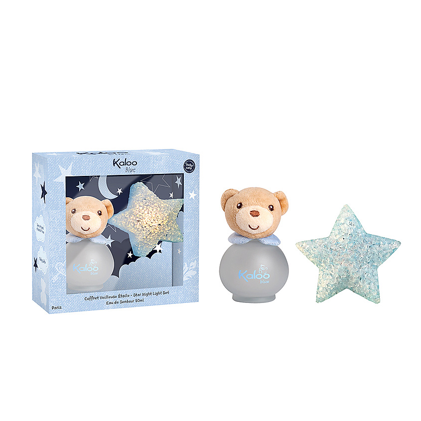 Изображение товара Набор детской парфюмерии KALOO Blue и ночник-звезда для малышей