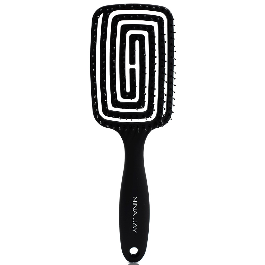 Изображение товара Кинетическая расческа для длинных волос NINA JAY мягкие щетинки и массаж