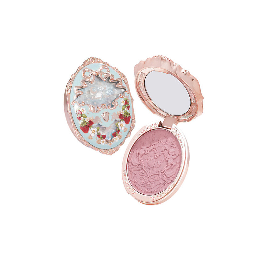 Изображение товара FLOWER KNOWS Компактные румяна Strawberry Rococo Blush, № 02