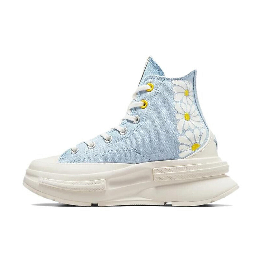 Изображение товара CONVERSE Кроссовки Run Star Legacy Wear-Resistant Coverage High-Top Canvas Shoes Unisex Blue Yellow, цвет: Мультиколор, размер: 36