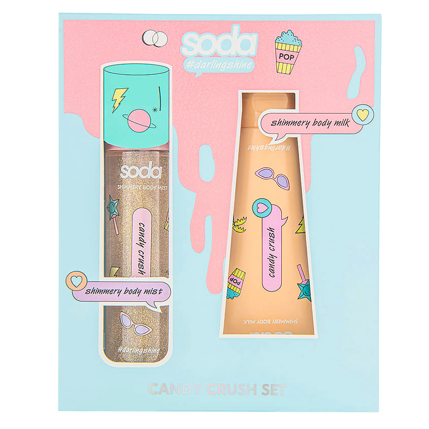 Изображение товара SODA Набор CANDY CRUSH #darlingshine, 150 мл + 100 мл
