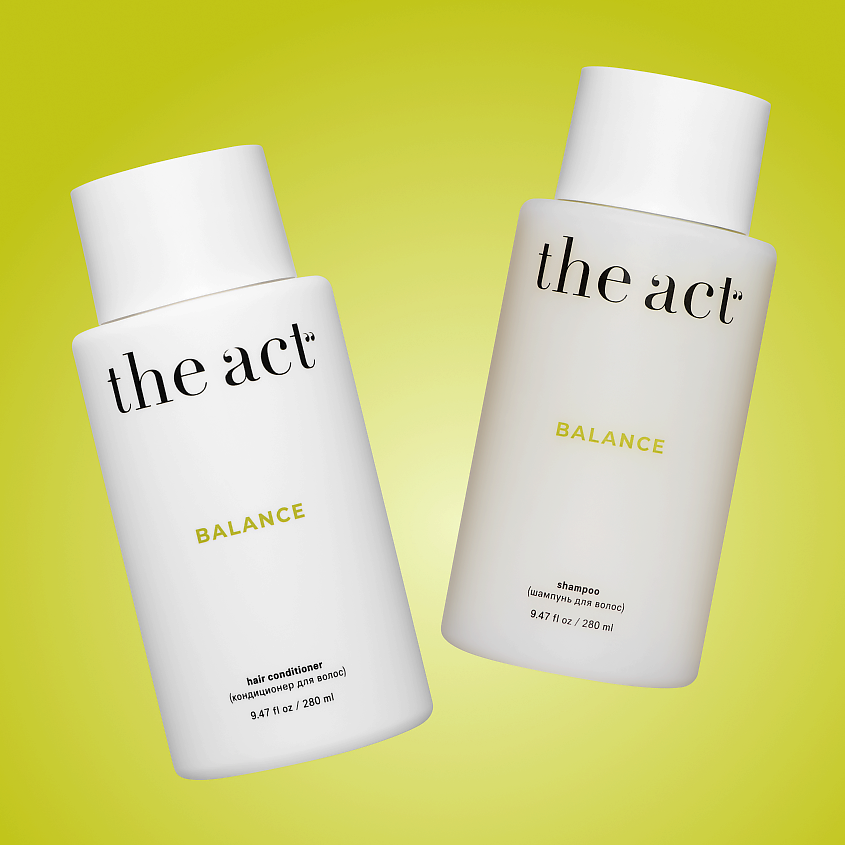 Изображение товара Набор для ухода за волосами THE ACT Balance шампунь и кондиционер 2 шт
