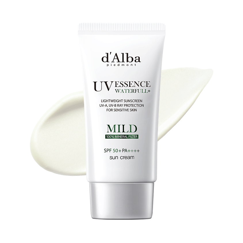 Изображение товара D`ALBA Солнцезащитный крем для лица Waterfull Mild Sun Cream SPF 50+ PA++++, 50 мл