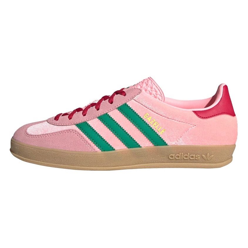 Изображение товара ADIDAS ORIGINAL Кроссовки Gazelle Indoor Pink Velvet Women's, цвет: Мультиколор, размер: 43⅓