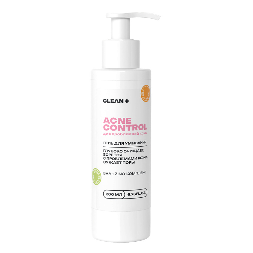 Изображение товара CLEAN+ Гель для умывания ACNE CONTROL, 200 мл