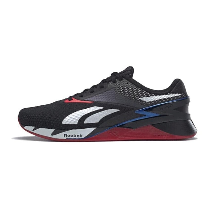 Изображение товара REEBOK Кроссовки Reebok Nano X3 Black Blue Red, цвет: Мультиколор, размер: 44