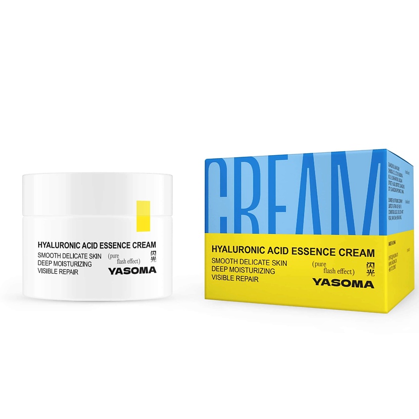 Изображение товара YASOMA Крем для лица увлажняющий с гиалуроновой кислотой, 30 мл