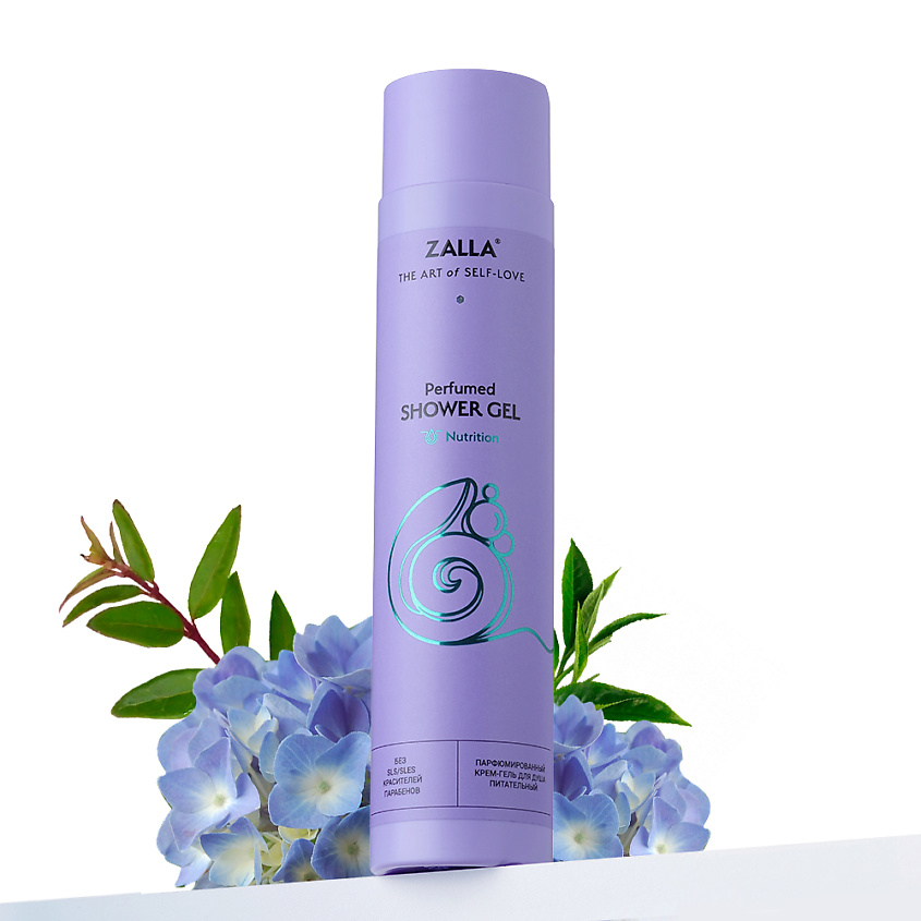 Изображение товара ZALLA Крем-гель для душа "Питатательный", 300 мл