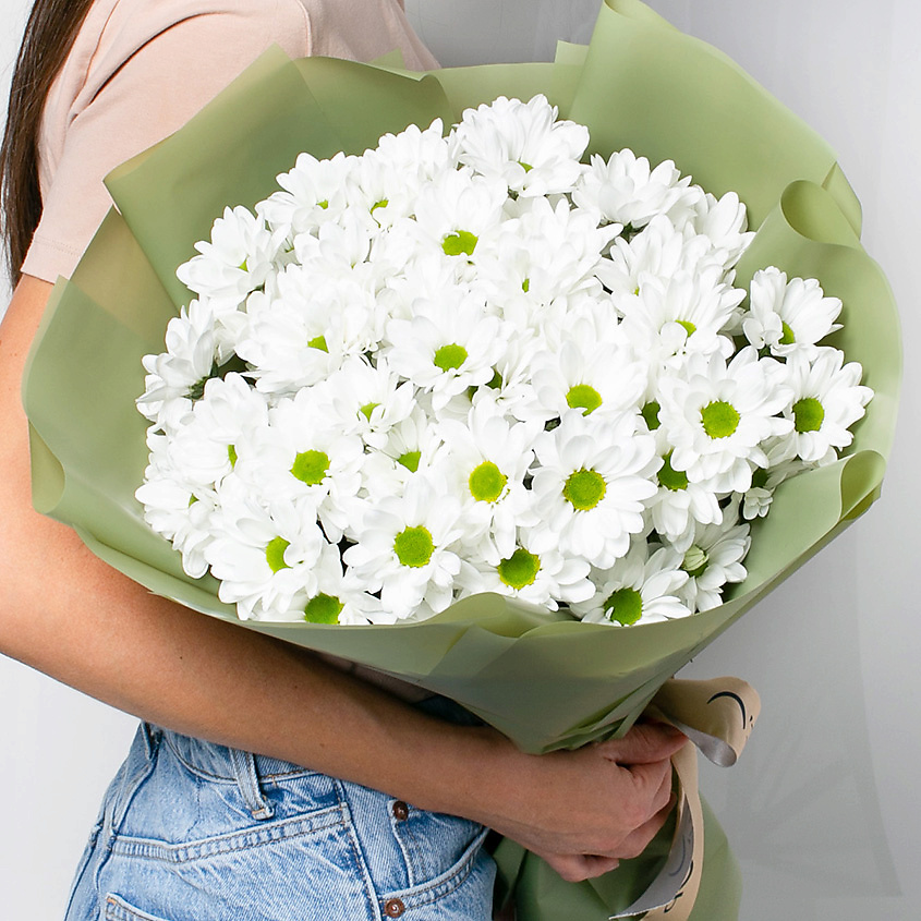 Изображение товара ЛЭТУАЛЬ FLOWERS Букет из кустовой хризантемы "Ромашковое поле" 7 шт., 1 шт.