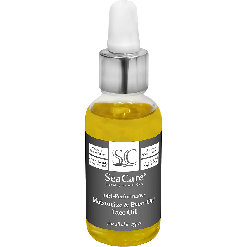 Изображение товара SEACARE Масло для Лица Увлажняющее и Выравнивающее, 30 мл