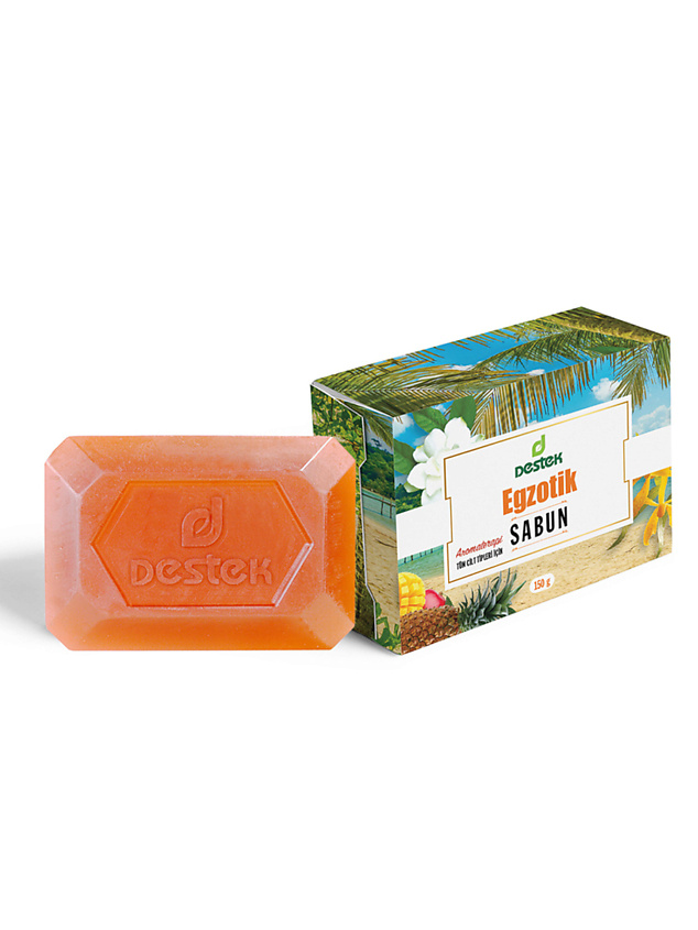 Изображение товара DESTEK Мыло с маслом экзотических фруктов для лица, тела, афродизиак, 150 г