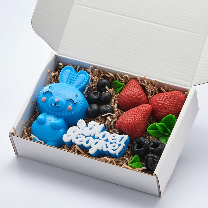 Изображение товара SKUINA Мыло ручной работы Зайчик и ягоды, 180 г