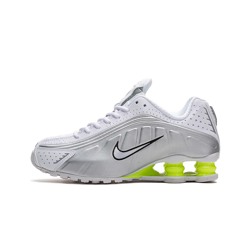 Изображение товара Женские кроссовки NIKE Shox R4 Wmns Metallic Silver Volt, стильная обувь для спорта и повседневной