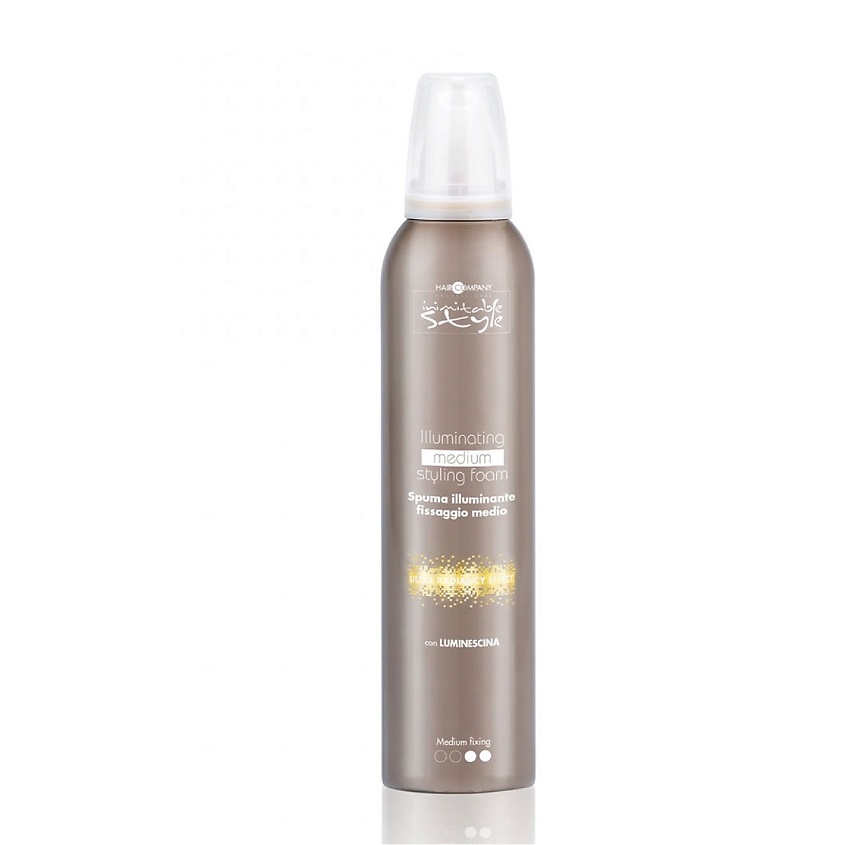 Изображение товара HAIR COMPANY Мусс придающий блеск средней фиксации "Illuminating Medium Styling Foam", 250 мл