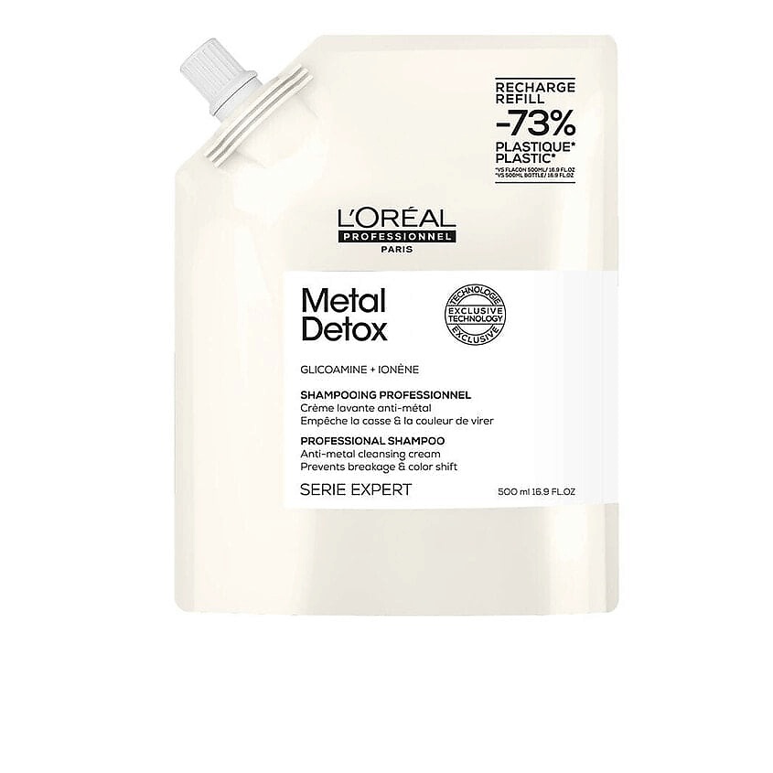 Изображение товара L'OREAL PROFESSIONNEL Metal Detox Shampoo - нейтрализует металлы и восстанавливает волосы 500 мл