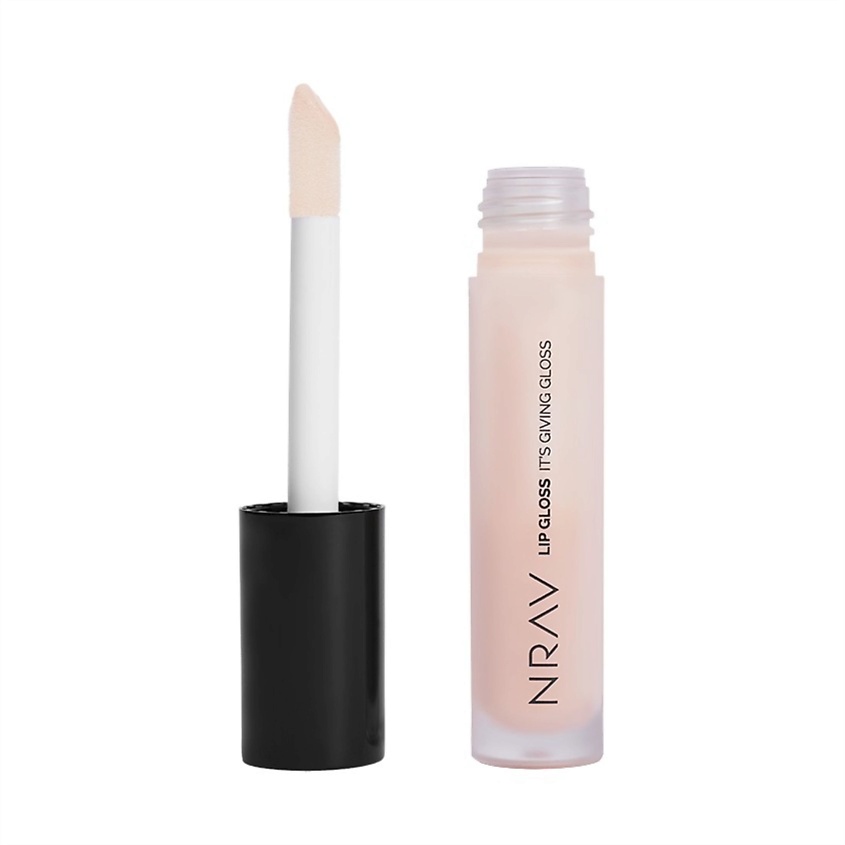 Изображение товара NRAV Блеск для губ LIP GLOSS IT'S GIVING GLOSS, NRAV Блеск для губ, 01 Кремовый.Lip gloss it`s giving gloss, 01 Delicate.