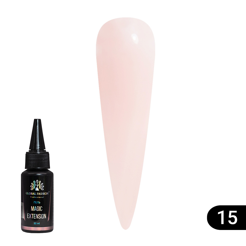 Изображение товара Гель для наращивания ногтей Magic Extension 15 оттенков от Global Fashion