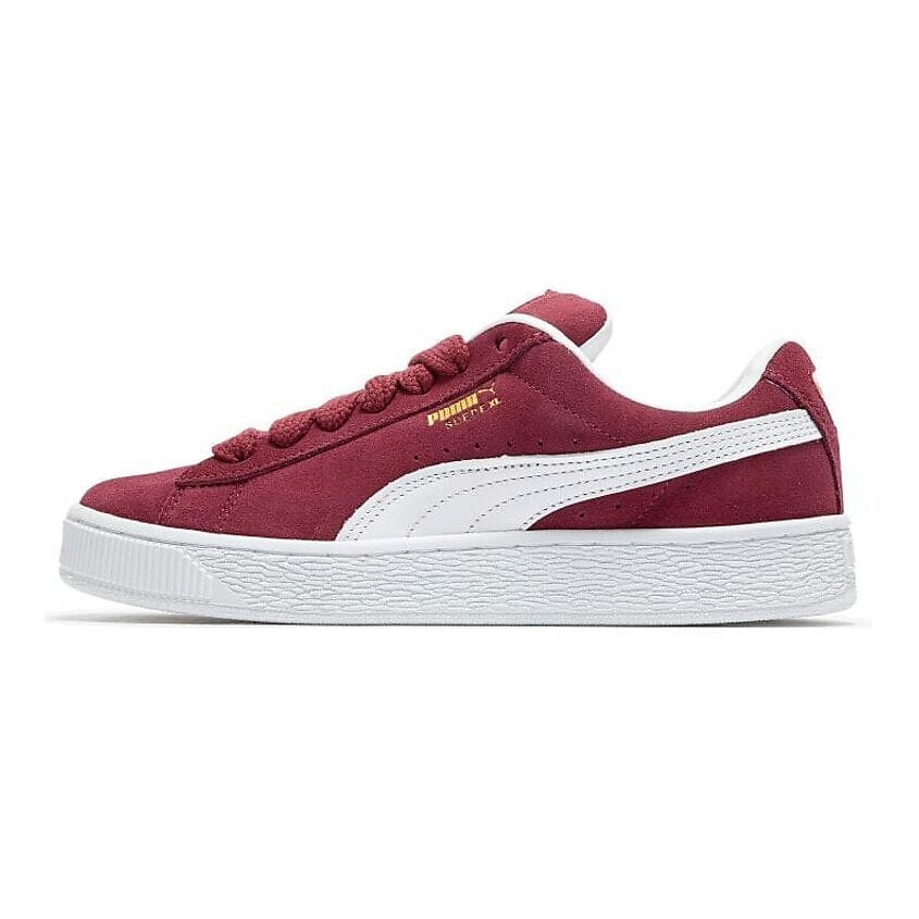 Изображение товара Кроссовки Puma Suede XL Bordeaux White для повседневной носки и спорта, размер 39