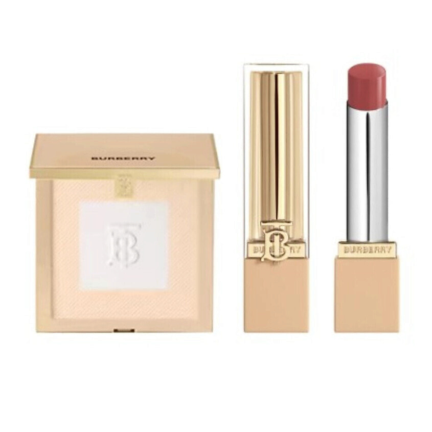 Изображение товара BURBERRY Набор пудра и помада Brit Shine Lipstick и Beyond Wear