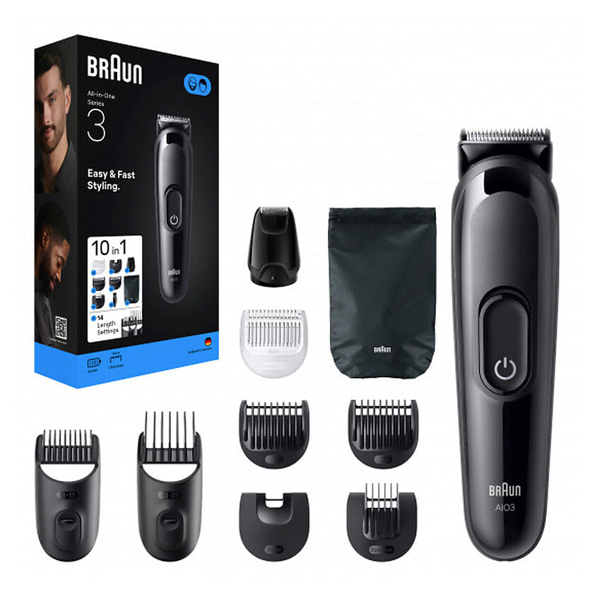 Изображение товара BRAUN Универсальный триммер All-in-One Series 3 AIO3560, Цвет: черный