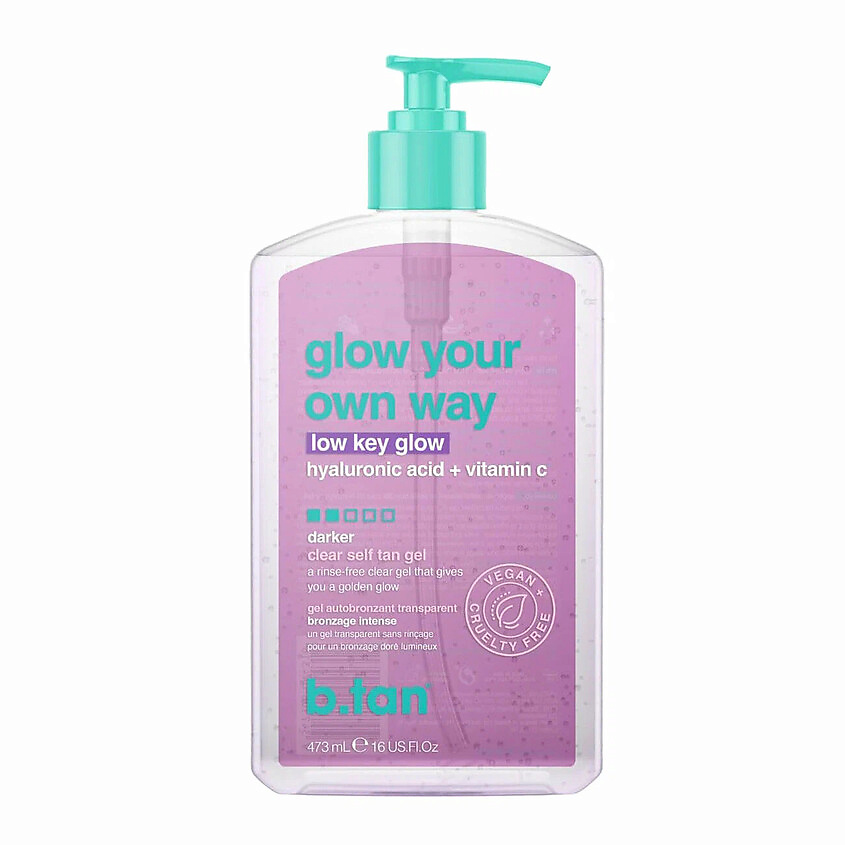Изображение товара B.TAN Гель автозагар Glow Your Own Way 473 мл для лица и тела