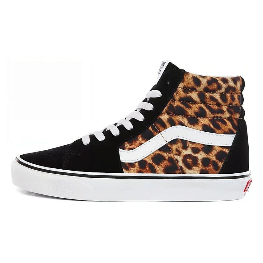 Изображение товара VANS Кроссовки Sk8 Hi Leopard Black White, цвет: Мультиколор, размер: 36