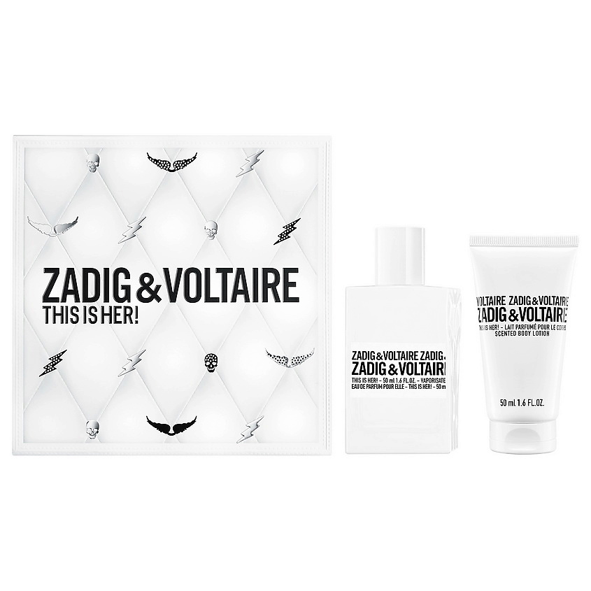 Изображение товара ZADIG&VOLTAIRE Подарочный набор женский This Is Her, Парфюмерная вода, спрей 50 мл + лосьон для тела 50 мл