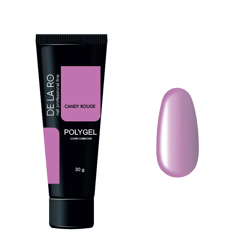 Изображение товара Полигель для ногтей DE LA RO Cover Corrector Candy Rouge 700 рублей