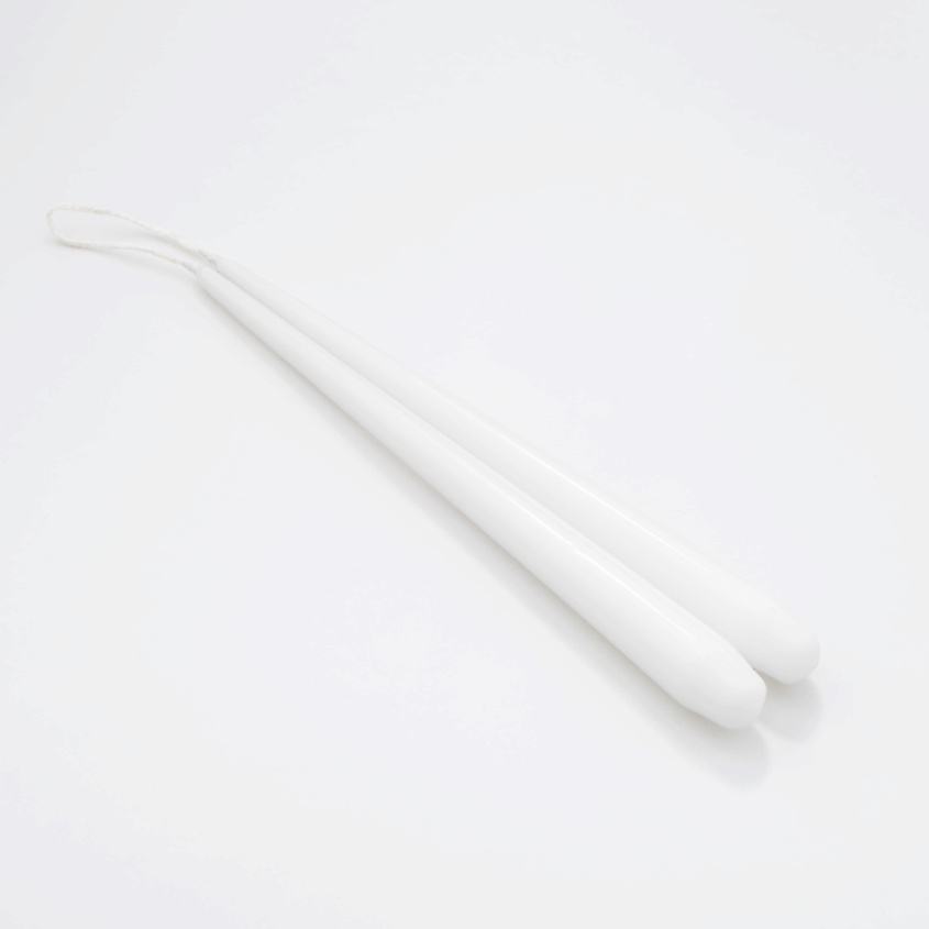 Изображение товара ALDECANDLES Набор конических свечей 35 см белый