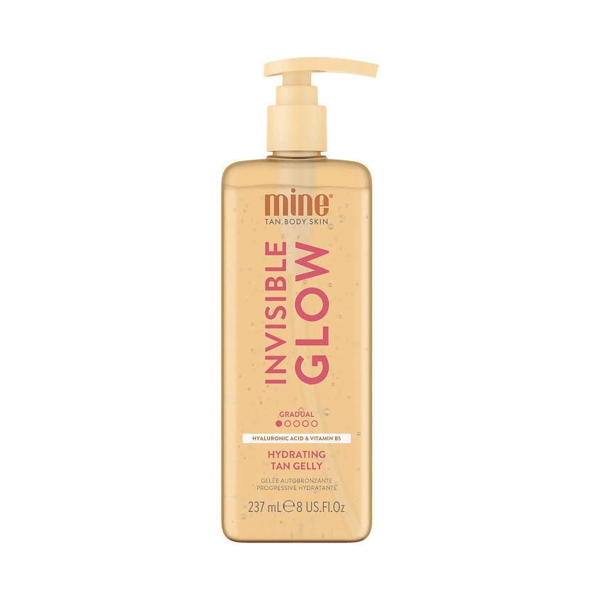Изображение товара MINETAN Гель-автозагар Invisible Glow Gradual Hydrating Tan Gelly, 237 мл