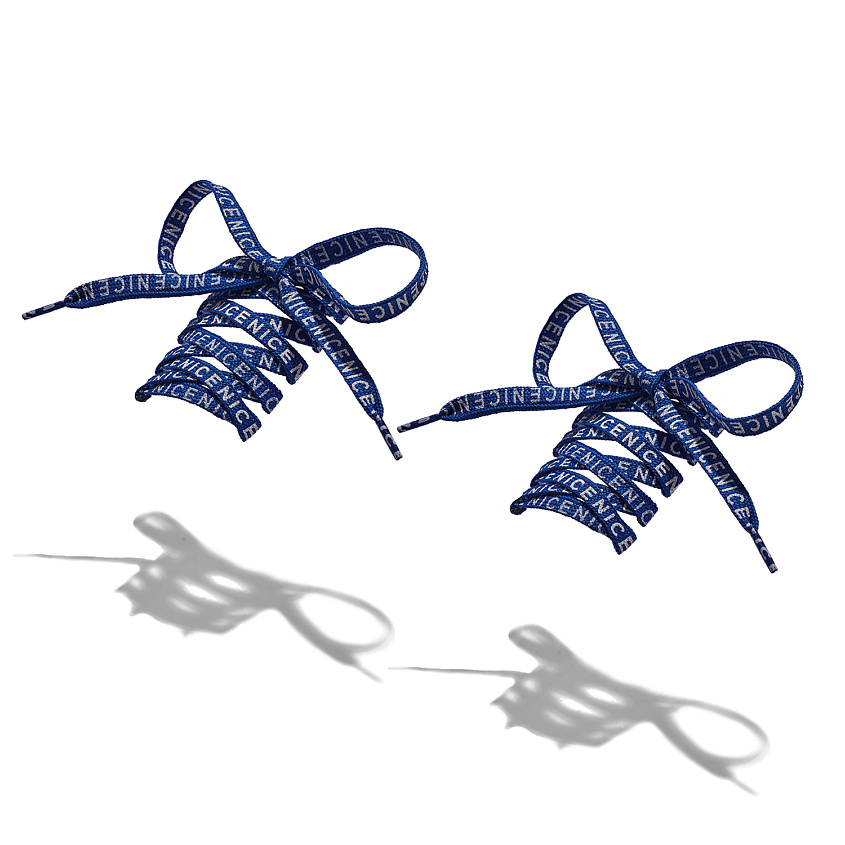 Изображение товара Шнурки NOTHING BUT LOVE 130 см с принтом "Мне по кайфу!"