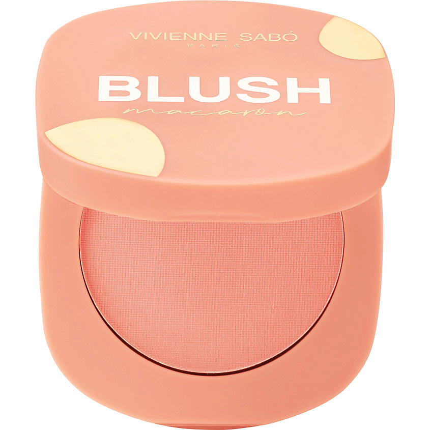 Изображение товара VIVIENNE SABO Матовые румяна для лица Macaron, № 01 Персиковый, 4,1 гр