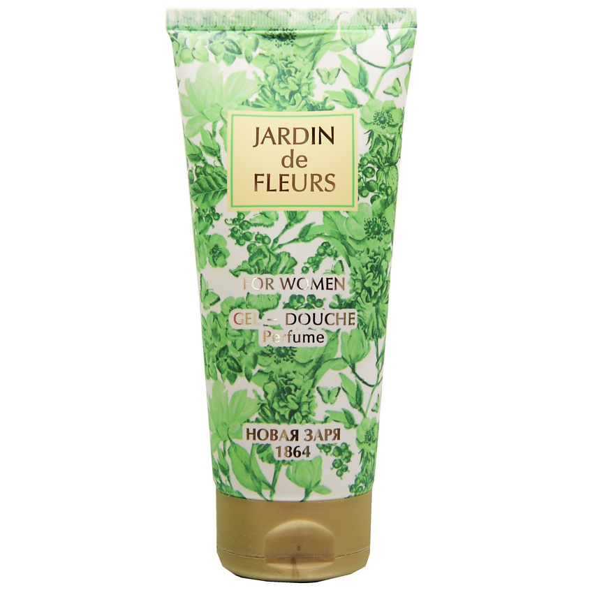 Изображение товара НОВАЯ ЗАРЯ Гель для душа парфюмированный "Сад цветов"/"Jardin de fleurs", 200 мл