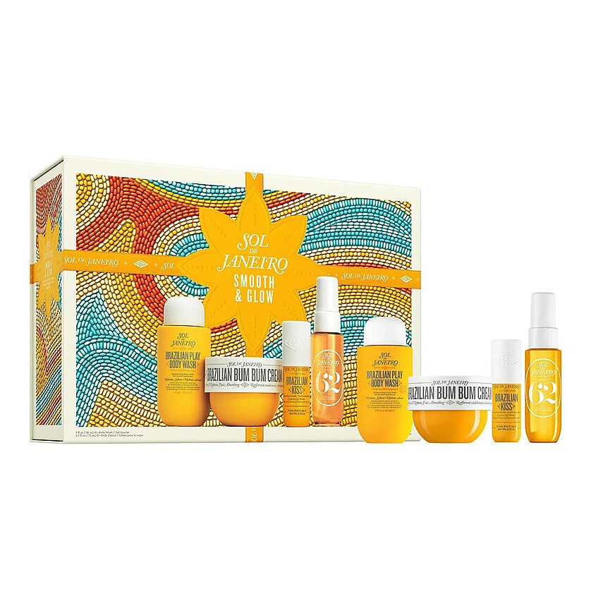 Изображение товара SOL DE JANEIRO Подарочный набор Bum Bum Smooth + Glow, 90 мл + 75 мл + 30 мл + 6.2 г