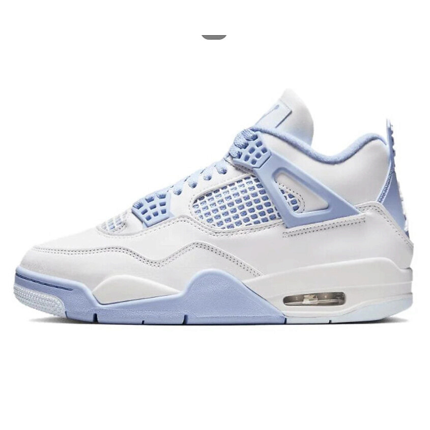 Изображение товара NIKE Женские кроссовки 4 Retro Forget Me Not, цвет: Белый, размер: 37,5