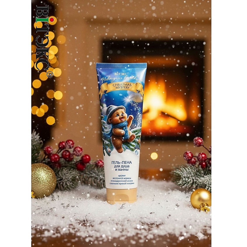Изображение товара Гель-пена для душа и ванны CHRISTMAS MYSTERY ВИТЭКС 250 мл