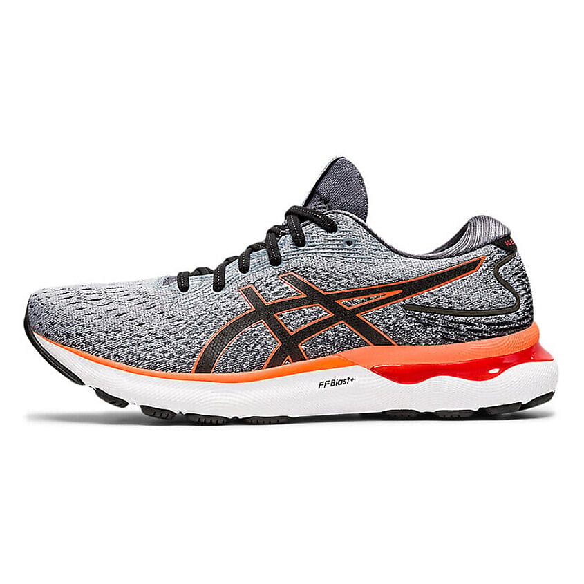 Изображение товара ASICS Кроссовки Gel Nimbus 24 Sheet Rock Grey Shocking Orange, цвет: Мультиколор, размер: 39,5