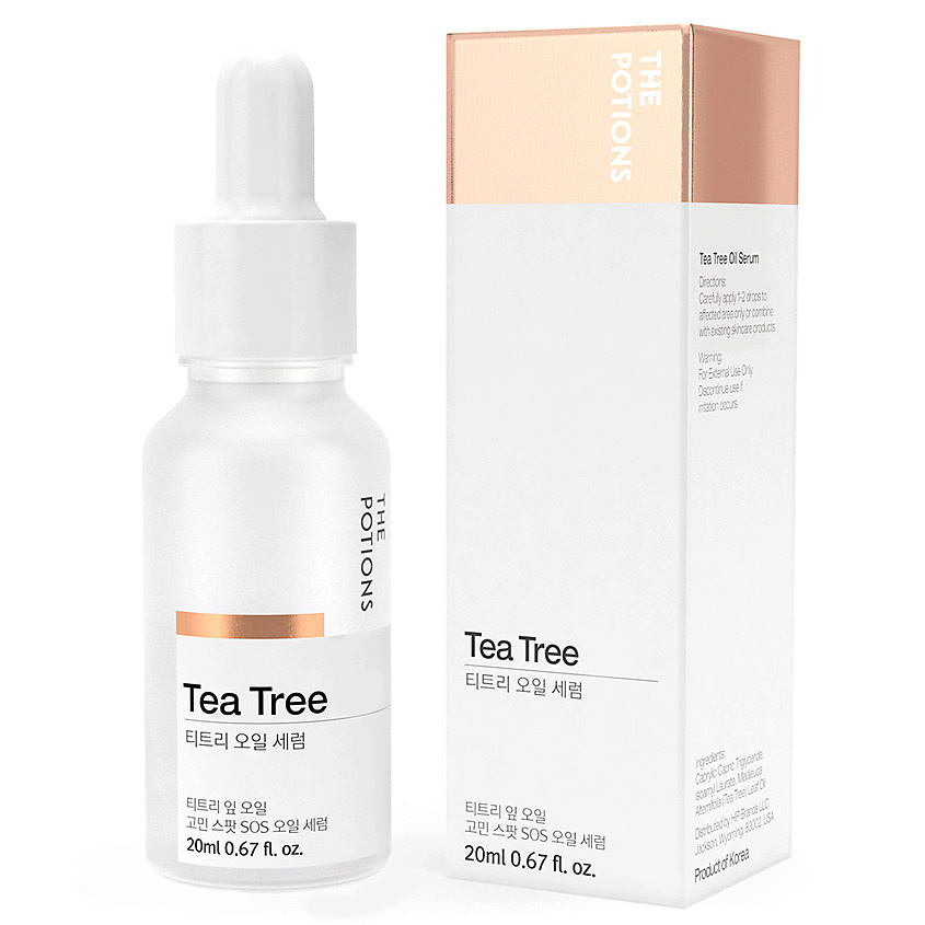 Изображение товара THE POTIONS Сыворотка для лица с маслом чайного дерева, 20 мл