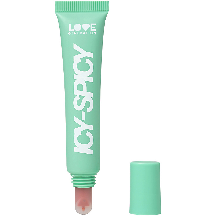 Изображение товара LOVE GENERATION Блеск-плампер для губ глянцевый, с эффектом увеличения объема губ Icy-Spicy Plump Lip, тон 01, бежевый, 5 мл