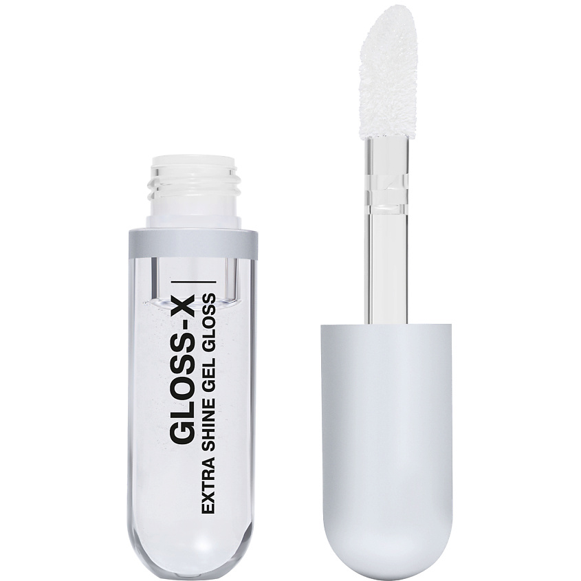 Изображение товара INFLUENCE BEAUTY Гель-блеск для губ Gloss-X, № 01 Crystalline Veil/Прозрачный, 3,4 Мл