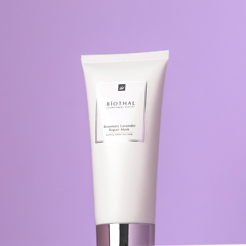 Изображение товара Успокаивающая маска для проблемной кожи Розмарин Лаванда 100 мл BIOTHAL