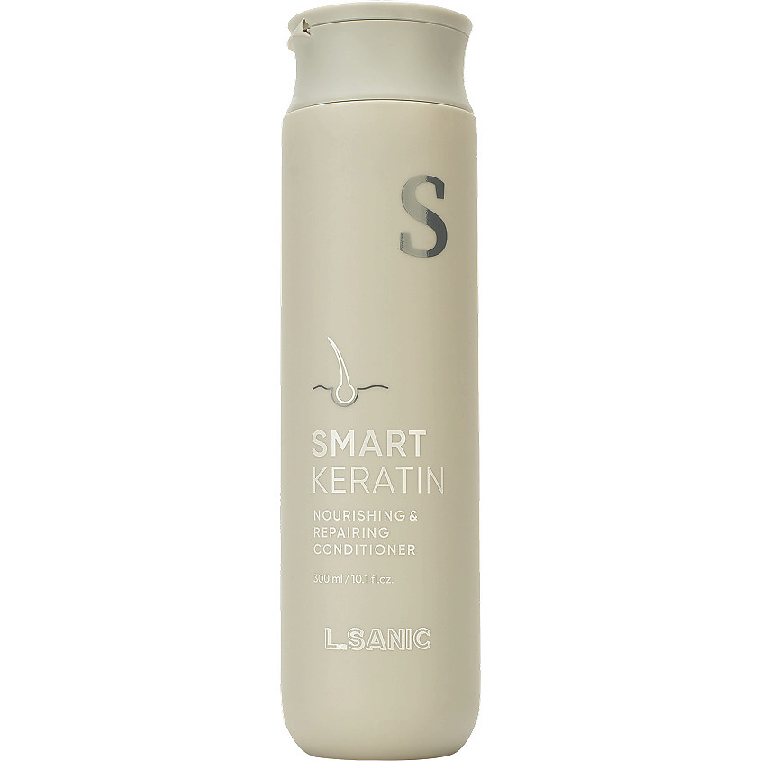 Изображение товара LSANIC Питательный восстанавливающий кондиционер с кератином Smart Keratin, 300 мл