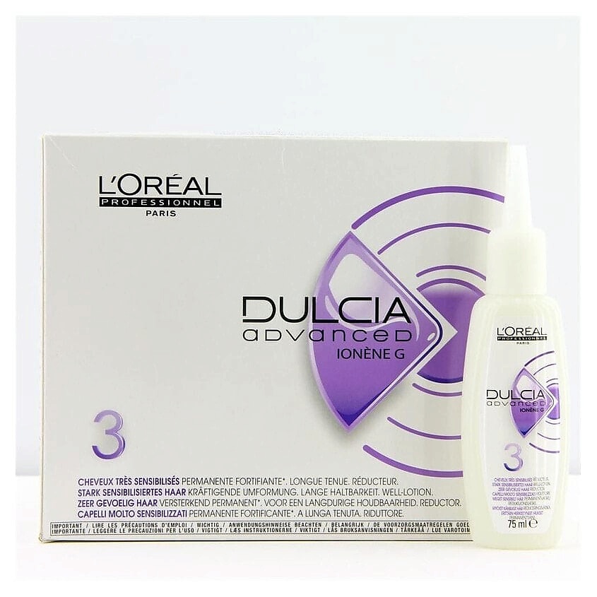 Изображение товара L'OREAL PROFESSIONNEL Лосьон для завивки Dulcia Advanced N°3, 12 х 75 мл