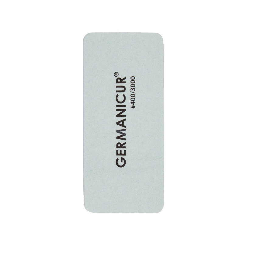 Изображение товара GERMANICUR Баф для маникюра полировочный 400/3000, Серый