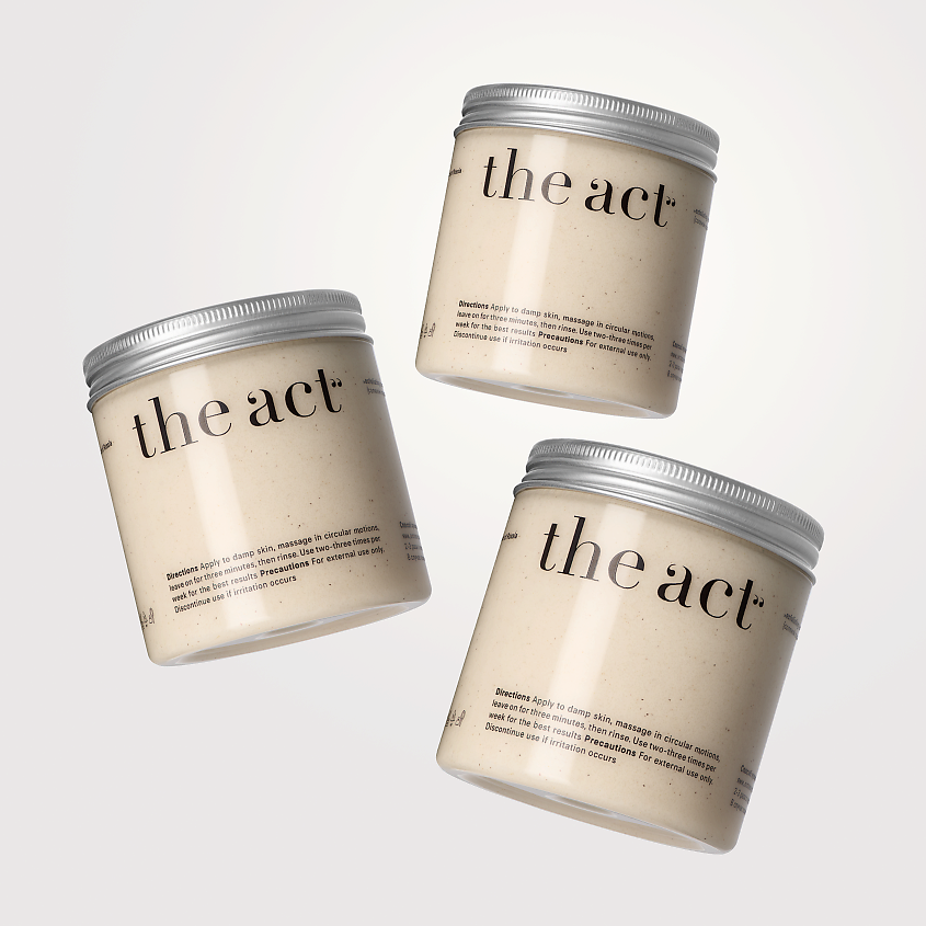 Изображение товара Набор кокосовых скрабов для тела 3 шт. натуральный уход для гладкости и молодости