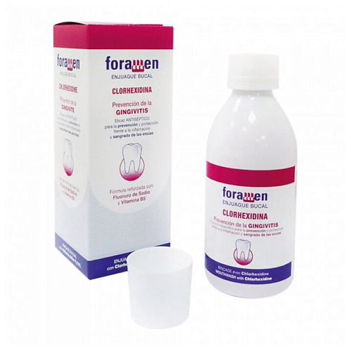 

FORAMEN Ополаскиватель с хлоргексидином и витамином В5 250, Ополаскиватель с хлоргексидином и витамином В5