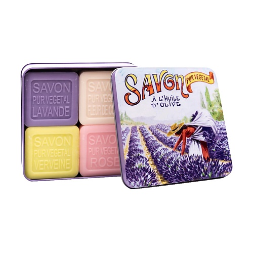 

LA SAVONNERIE DE NYONS Набор мыла Сбор лаванды 1, Набор мыла Сбор лаванды