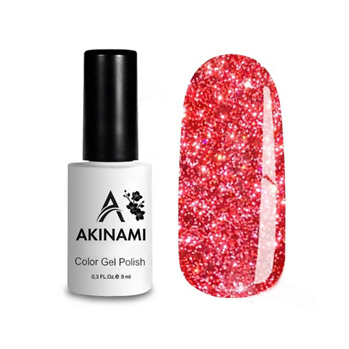 

AKINAMI Лаковое покрытие Гель-лак светоотражающий с блестками Holiday, Лаковое покрытие Гель-лак светоотражающий с блестками Holiday