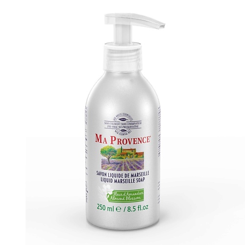

MA PROVENCE Жидкое мыло Марсельское цветок Миндаля 250, Жидкое мыло Марсельское цветок Миндаля