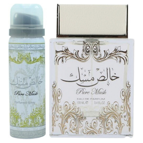 

LATTAFA Набор Pure Musk: Парфюмерная вода + Дезодорант-спрей, Набор Pure Musk: Парфюмерная вода + Дезодорант-спрей